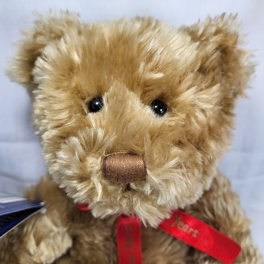 Hallmark Teddy Tennial Bear 100th Anniversary Jointed 14” Stuffed Plush NOS NWT - Picture 15 of 16